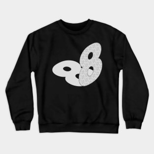 Isometric Number, Number Eight Crewneck Sweatshirt